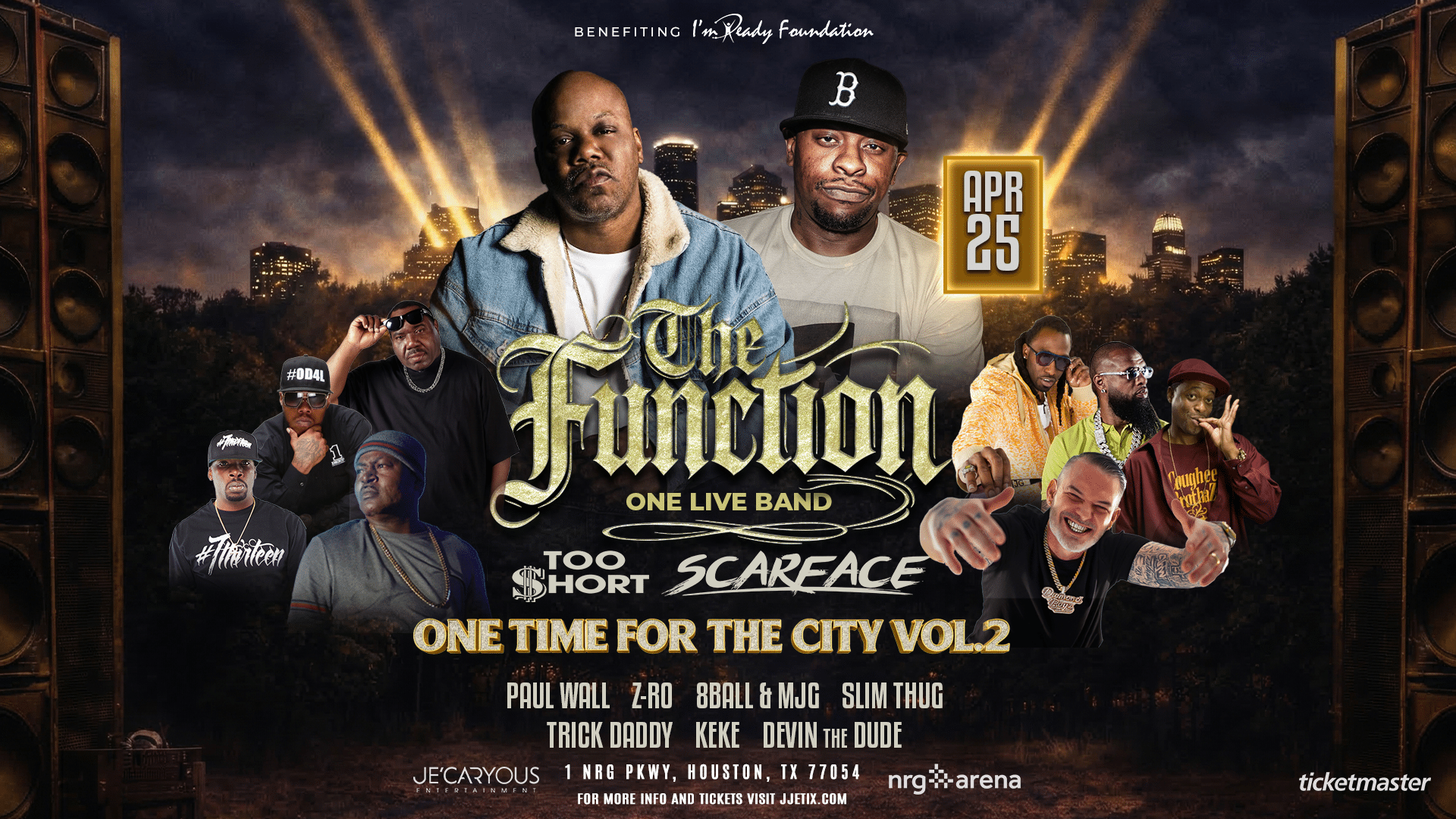 One Time for the City April 25 | NRG Arena | Houston, TX